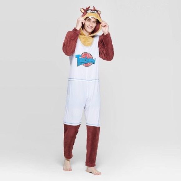 Space Jam Intimates Sleepwear Nwot Adult Unionsuit Space Jam Tasmanian Devil Poshmark